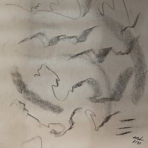 # 11 ABSTRACT CHARCOAL DRAWING